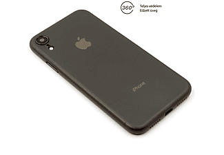 VIREO CV910BLK 0.4 JELLY 2, iPhone XR fekete tok + üvegfólia szett