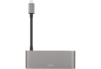 MOSHI USB-C Multimédia adapter szürke