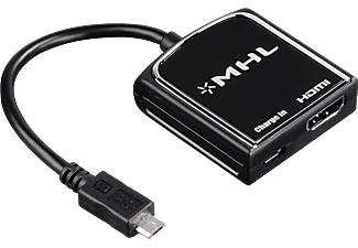 HAMA 54510 MHL Adapter, Micro USB - HDMI