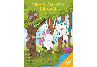 Korsós Szabina - Vidám állatos fejtörők 4-7 éveseknek
