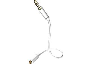 INAKUSTIK Star MP3 Audio 3.5 Jack-3.5 Jack hosszabbító kábel, 1,5 m, fehér (003105015)