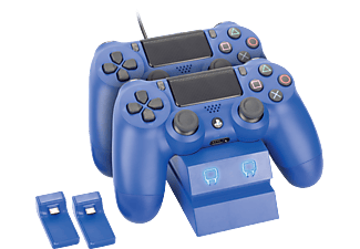 VENOM PlayStation 4 dupla kontroller töltőállomás, kék (VS2738)