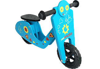 YAKIMOTO 5036 Gyermek futókerékpár, fa, kék, Azzurro