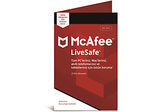 MCAFEE(UE) Livesafe 2 Yıl Antivirüs Programı