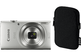 CANON IXUS 185 fényképezőgép, ezüst + IXUS tok