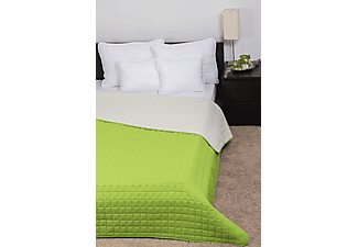 NATURTEX Laura kétoldalas ágytakaró, 235x250cm, zöld-krém