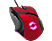 SPEED LINK VADES Vezetékes Gaming Egér, fekete-piros  (SL680014BKRD)