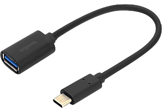 SPEED LINK USB-C-ről USB-A-ra adapter, 0.15m (SL180008BK)