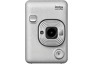 FUJIFILM Instax Mini LiPlay instant fényképezőgép, kavics fehér