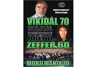 Mobilmánia - Vikidál 70 / Zeffer 60 / Mobilmánia 10 (CD + DVD)