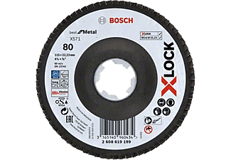 BOSCH X-LOCK X571 Legyezőtárcsa, Best for Metal, G80, ø 115 mm, 1 db (2608619199)