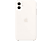 APPLE iPhone 11 szilikon tok, fehér (mwvx2zm/a)