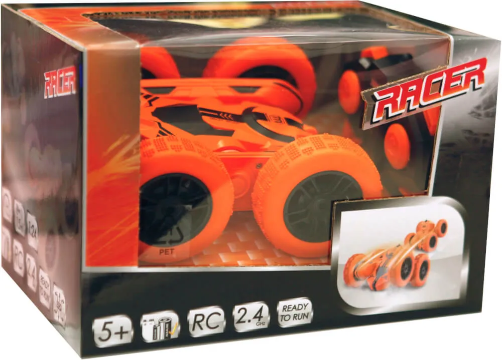Thumbnail - RACER R/C Flip Over 2.4GHz Spielzeugauto, Mehrfarbig