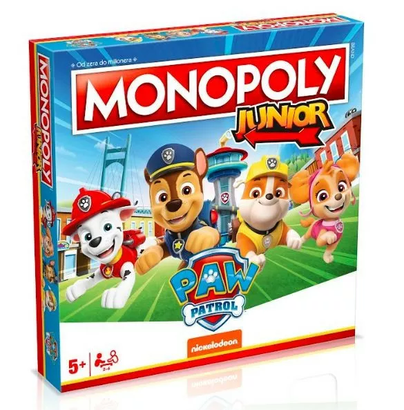 Gra towarzyska WINNING GAMES MONOPOLY Junior Psi Patrol