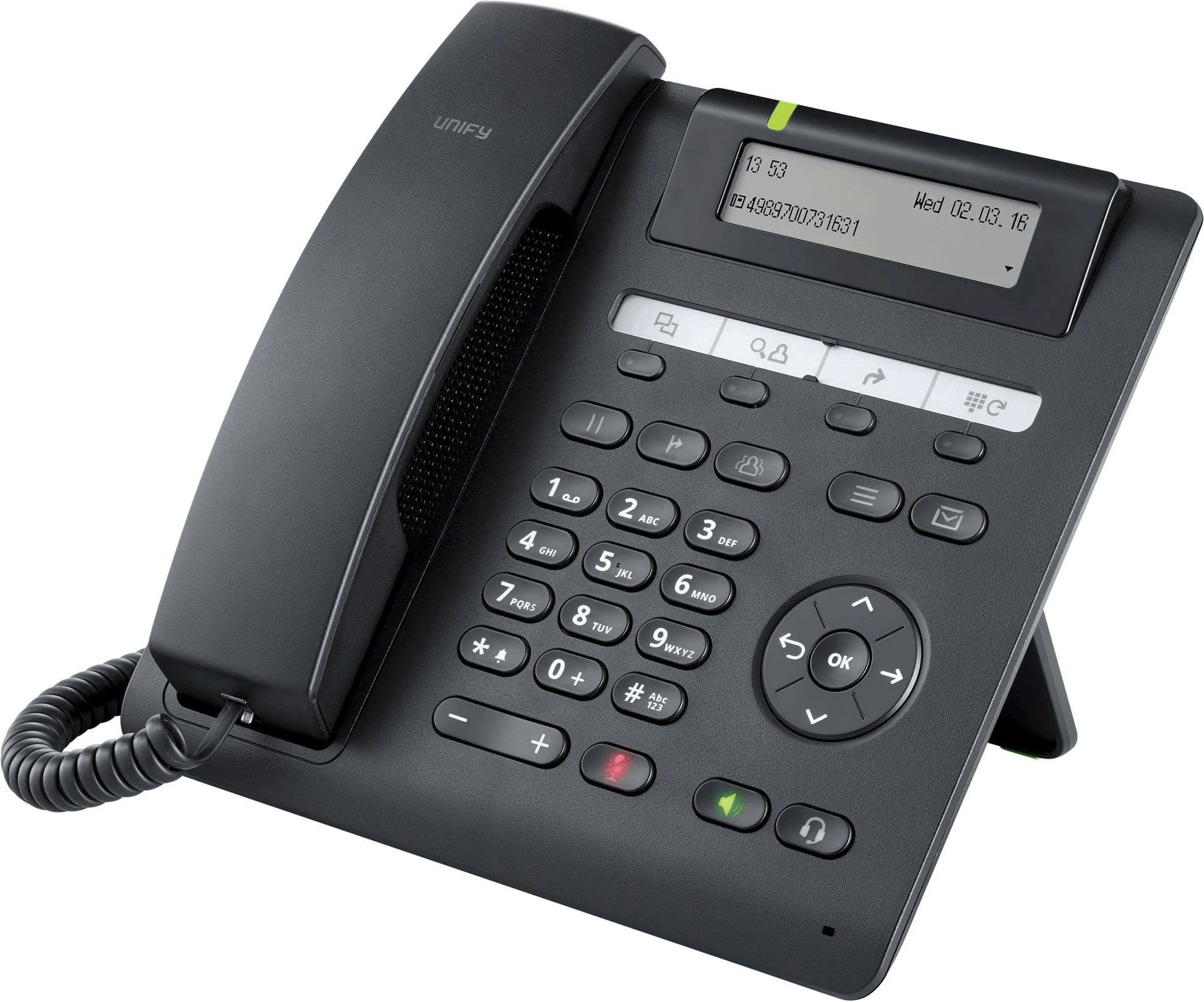 UNIFY SIP CP205 - Téléphone VoIP filaire (Noir)