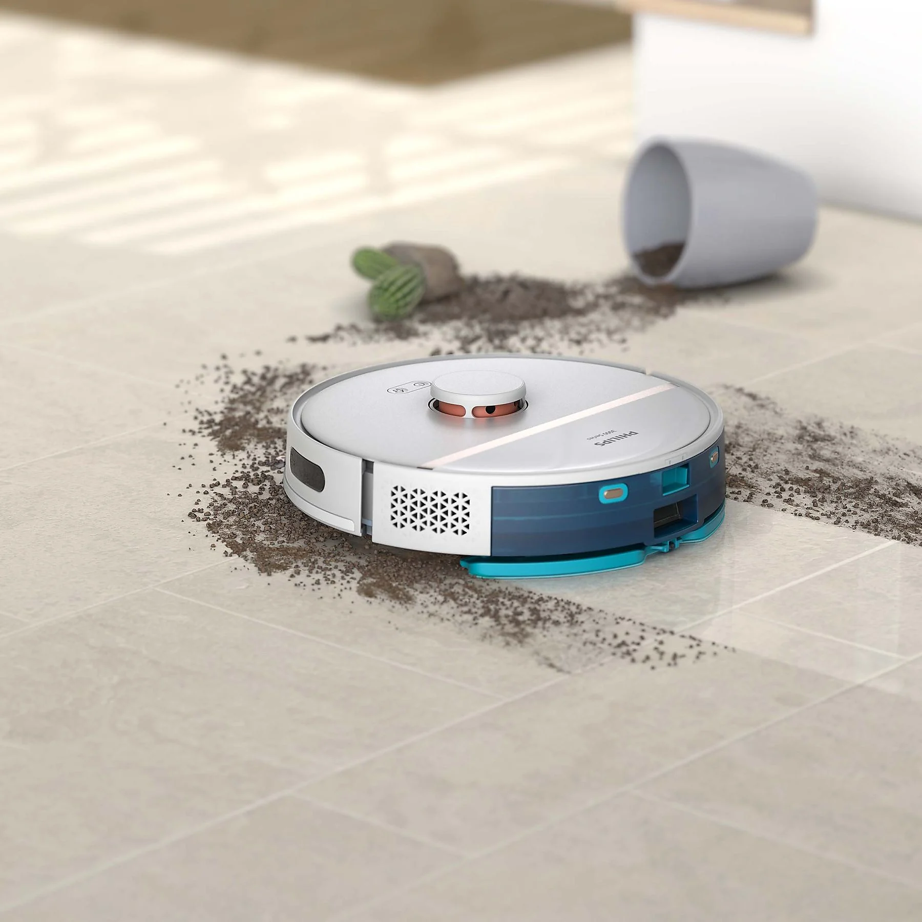 Robot odkurzająco-mopujący PHILIPS XU3000/02 AQUA 3000 Biały