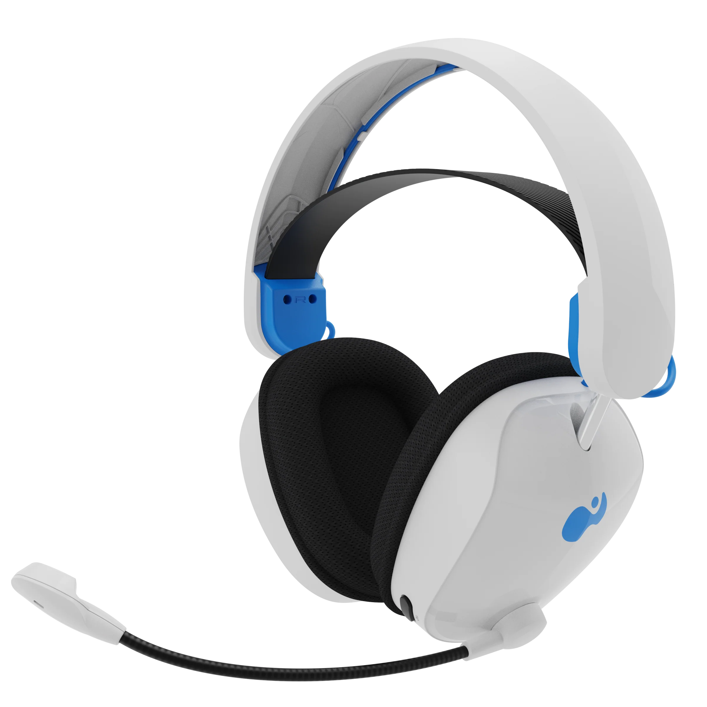 PDP LLC PS5 & PC White Phantom Air Dual-Mode, Over-ear Wireless Headset Weiß