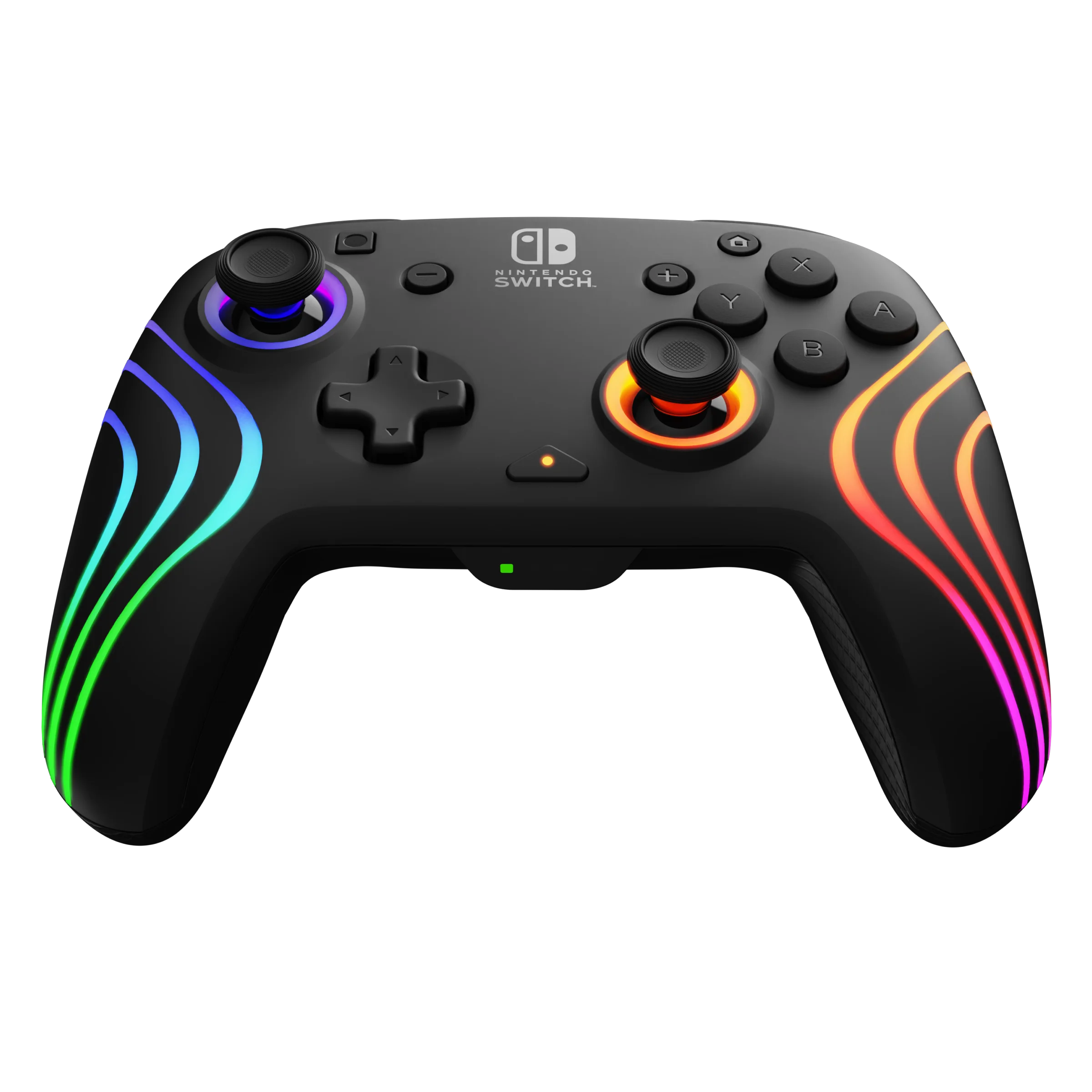 Thumbnail - PDP LLC Afterglow Wave mit Bewegungssensoren Wireless Controller Schwarz/Mehrfarbig für Nintendo Switch, Switch OLED
