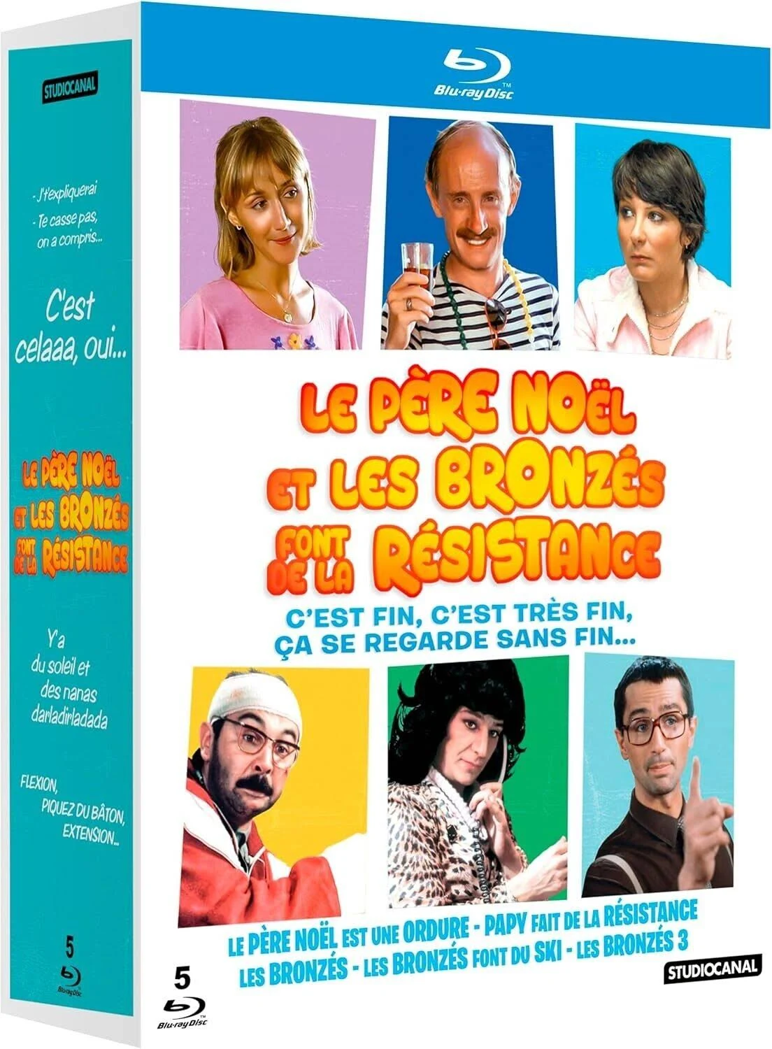 Canal Coffret Collector Le Père Noël Et Les Bronzés Font De La Résistance - Blu-ray