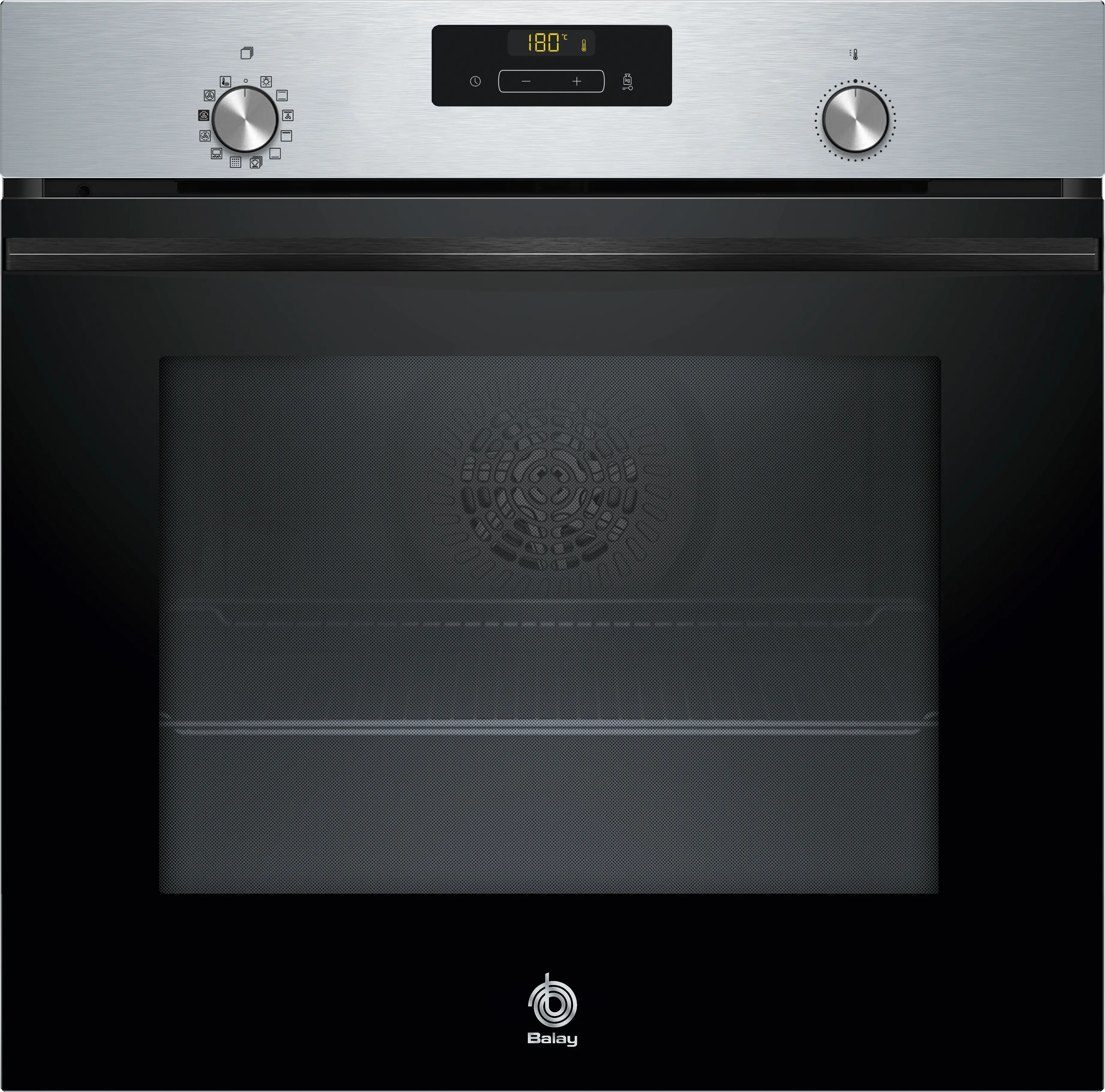 Balay 3HA4741X3, Multifunción, Pirolítico, 71 l, Aire Caliente 3D Profesional, Vapor Plus, 60 cm, Inox