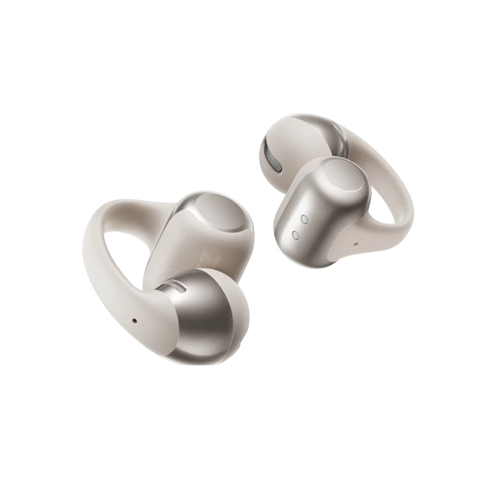 Auriculares True Wireless - Shokz OpenDots One, 40 h Autonomía, Open-Ear con clip, IP54, Dolby Audio, Gris