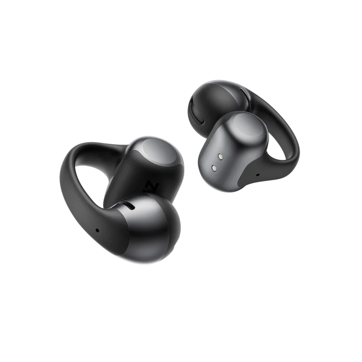 Auriculares True Wireless - Shokz OpenDots One, 40 h Autonomía, Open-Ear con clip, IP54, Dolby Audio, Negro