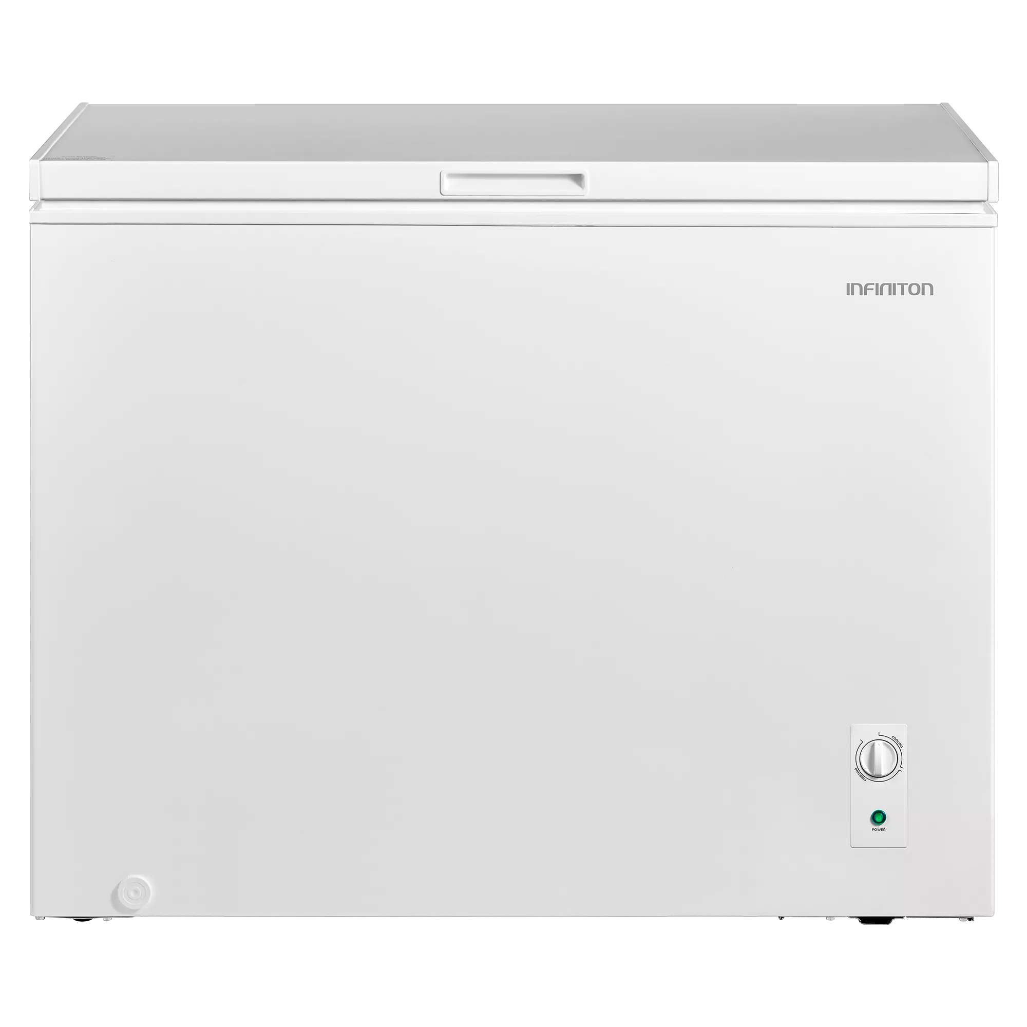 Congelador horizontal - Infiniton CH-25H85BEH, 249 l, 85 cm Alto, Compresor Silent design, Tecnología Dual System, Blanco