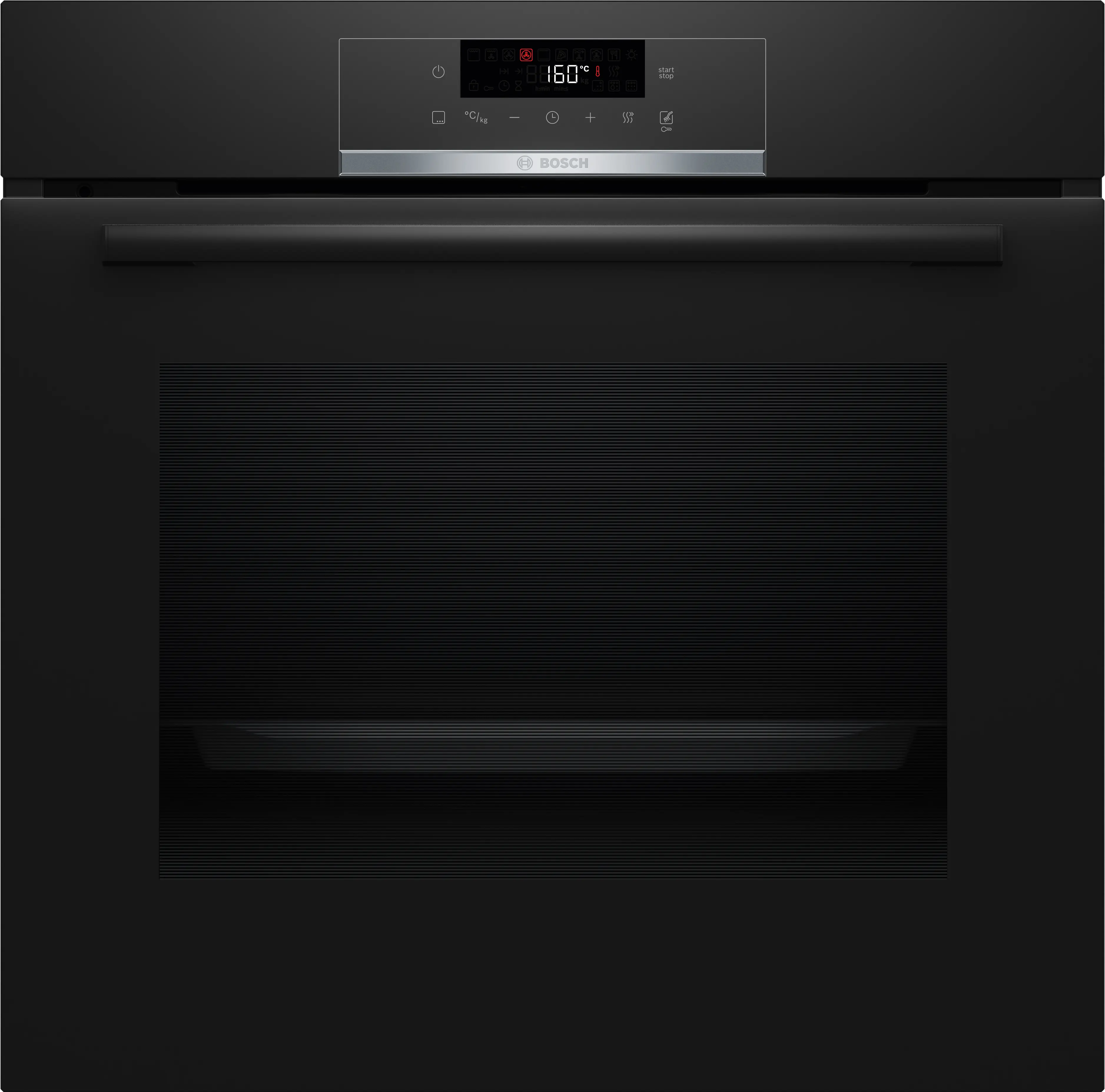 Bosch HBA572EB3, Serie 4, Multifunción, Pirolítico, 71 l, 3D Hotair, Función Air Fry, 60 cm, Negro