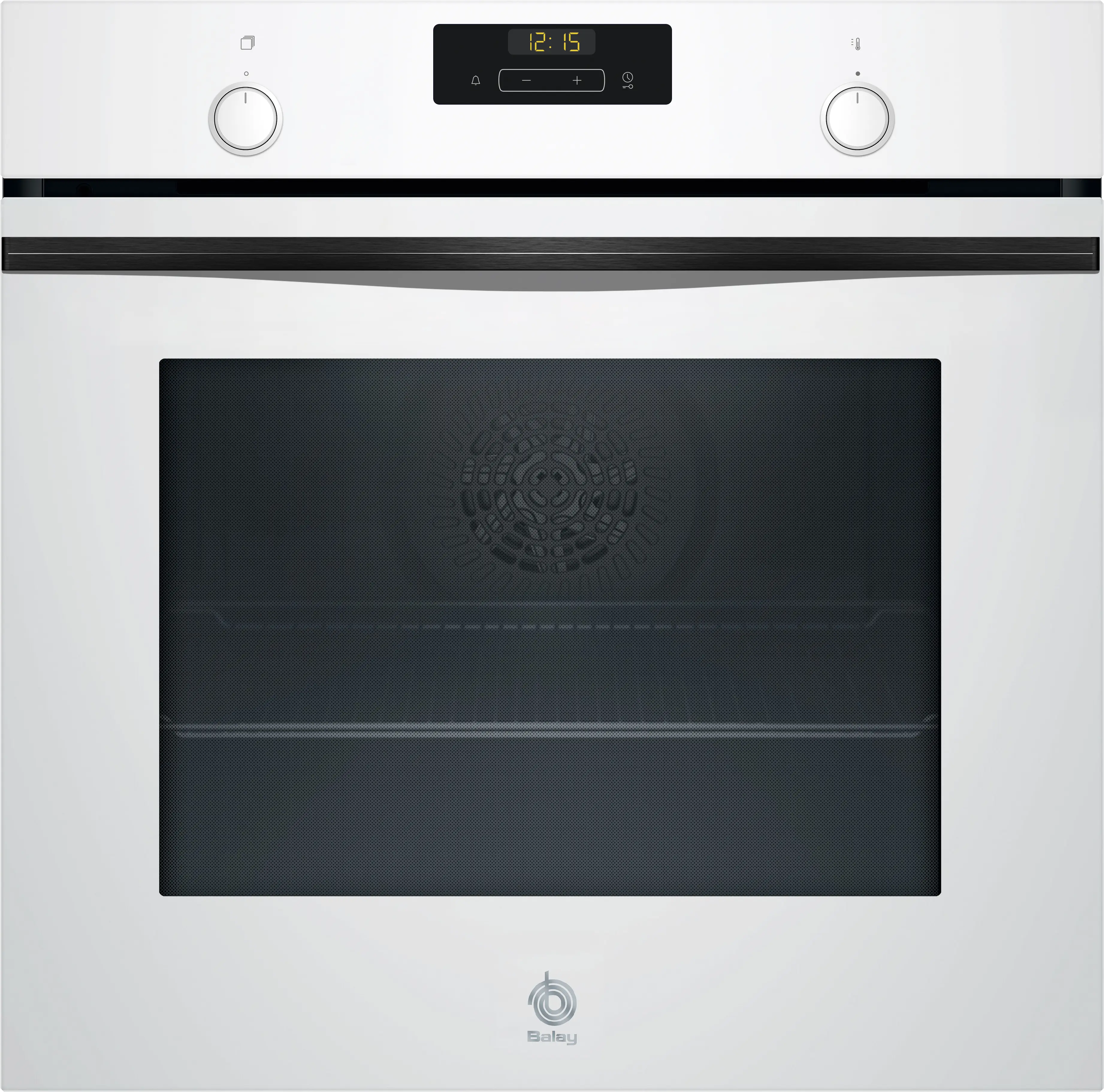 Horno - Balay 3HB5159B4, Serie Cristal, Multifunción, Hidrolítica, 71 l, Función Freidora de Aire, Aire Caliente 3D Profesional, 60 cm, Cristal Blanco