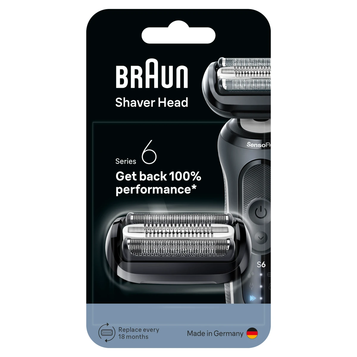 Głowica wymienna BRAUN Series 6 Czarny