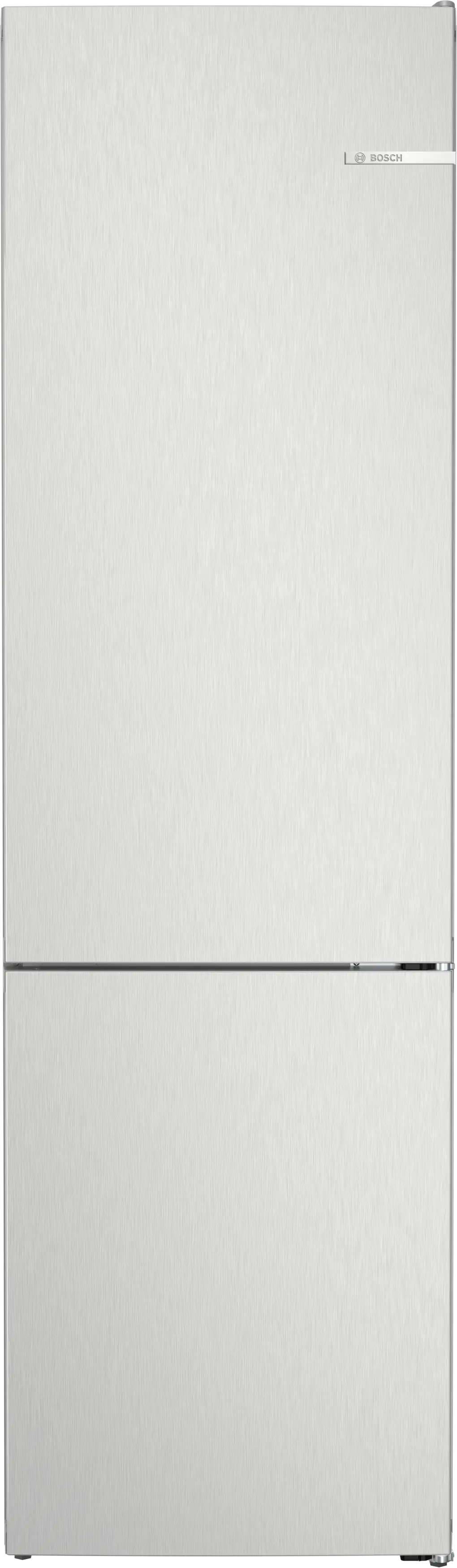 Frigorífico combi - Bosch KGN39VIDB, Serie 4, Total NoFrost, 203 cm, 368 l, Cajón VitaFresh, Sistema MultiAir Flow, Acero antihuellas