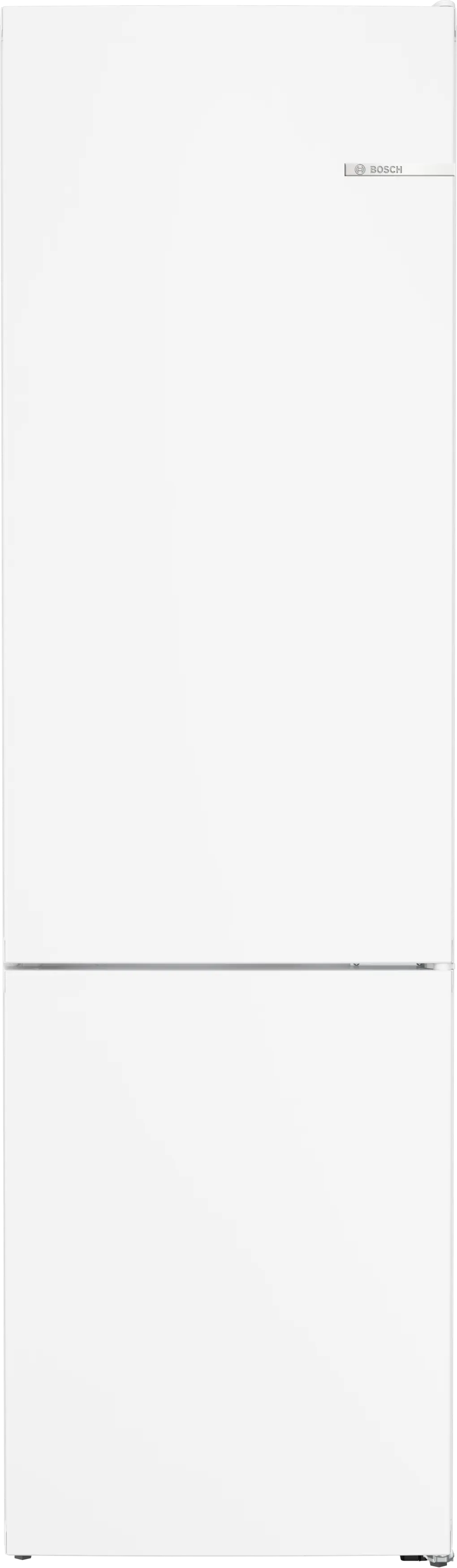 Frigorífico dos puertas - Bosch KGN39VWDC, Serie 4, Total NoFrost, 203 cm, 368 l, Cajón VitaFresh, Sistema MultiAir Flow, Blanco