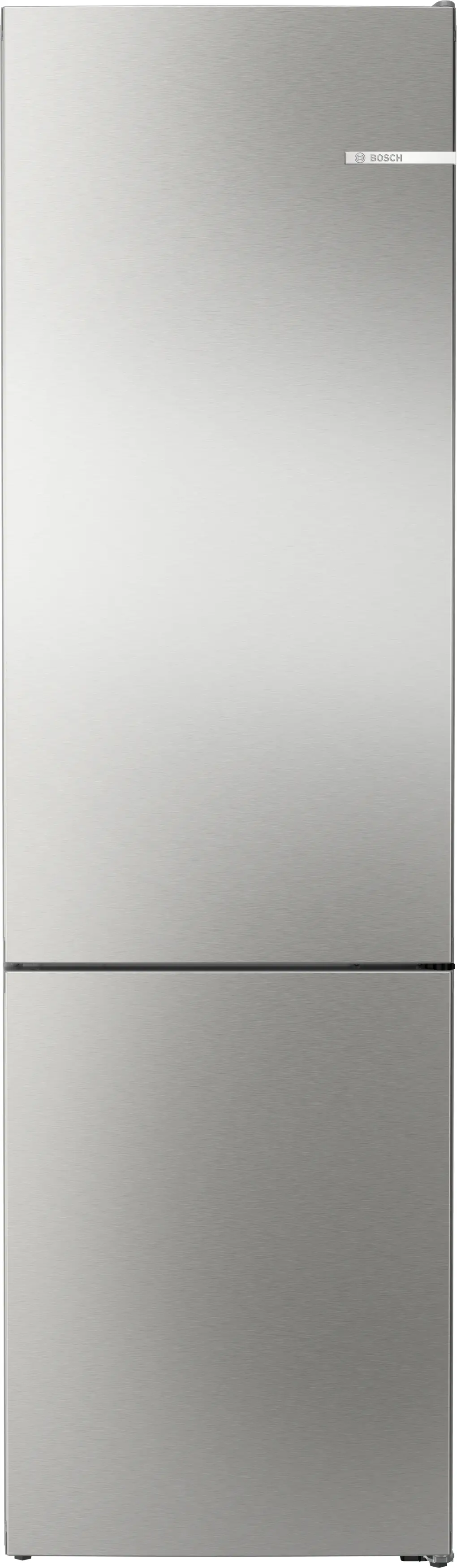 Frigorífico combi - Bosch KGN39VIEB, Total NoFrost, 203 cm, 368 l, Cajón VitaFresh, Perfect Fit, Acero antihuellas