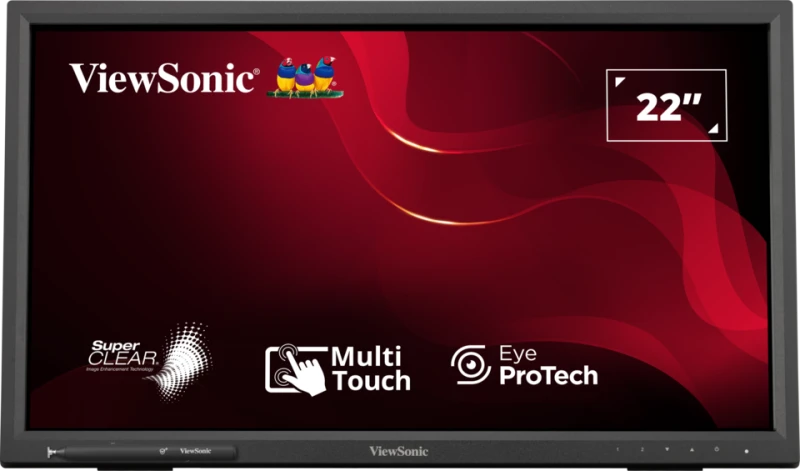 VIEWSONIC TD2223 21,5'' Sík FHD Touch 75 Hz 16:9 VA Hordozható Monitor