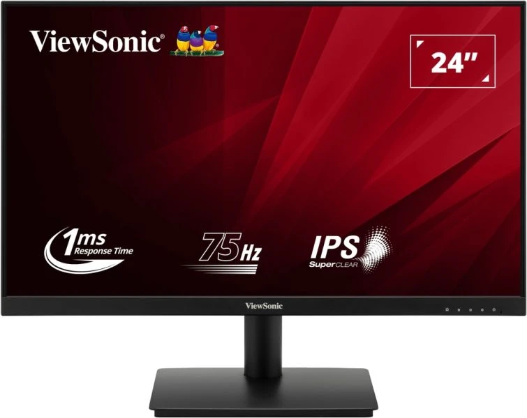 VIEWSONIC VA240-H-2 23,8'' Sík FHD 75 Hz 16:9 IPS Monitor