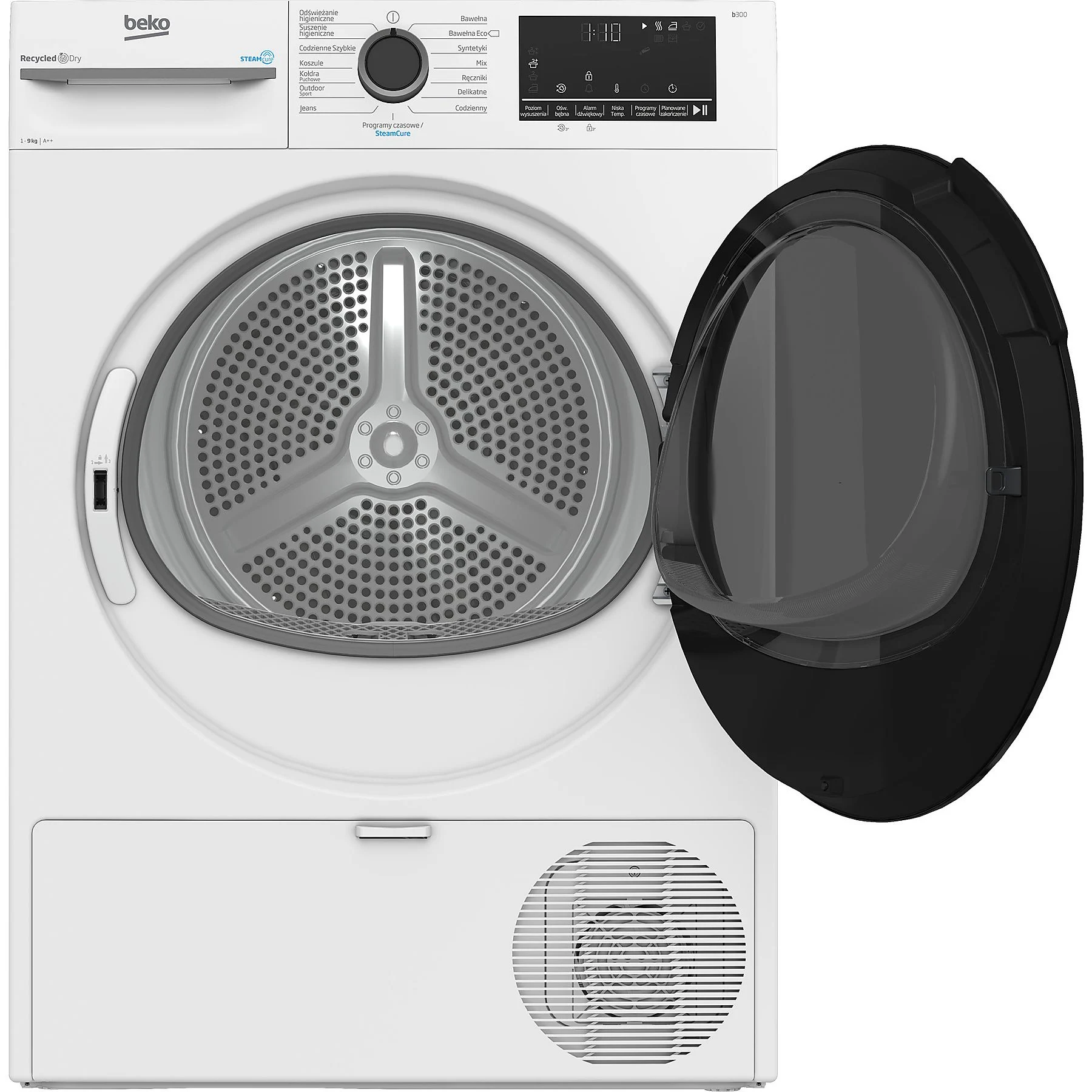 Suszarka z pompą ciepła BEKO BM3T49230WPBDC 9kg SteamCure AquaWave – zdjęcie 2