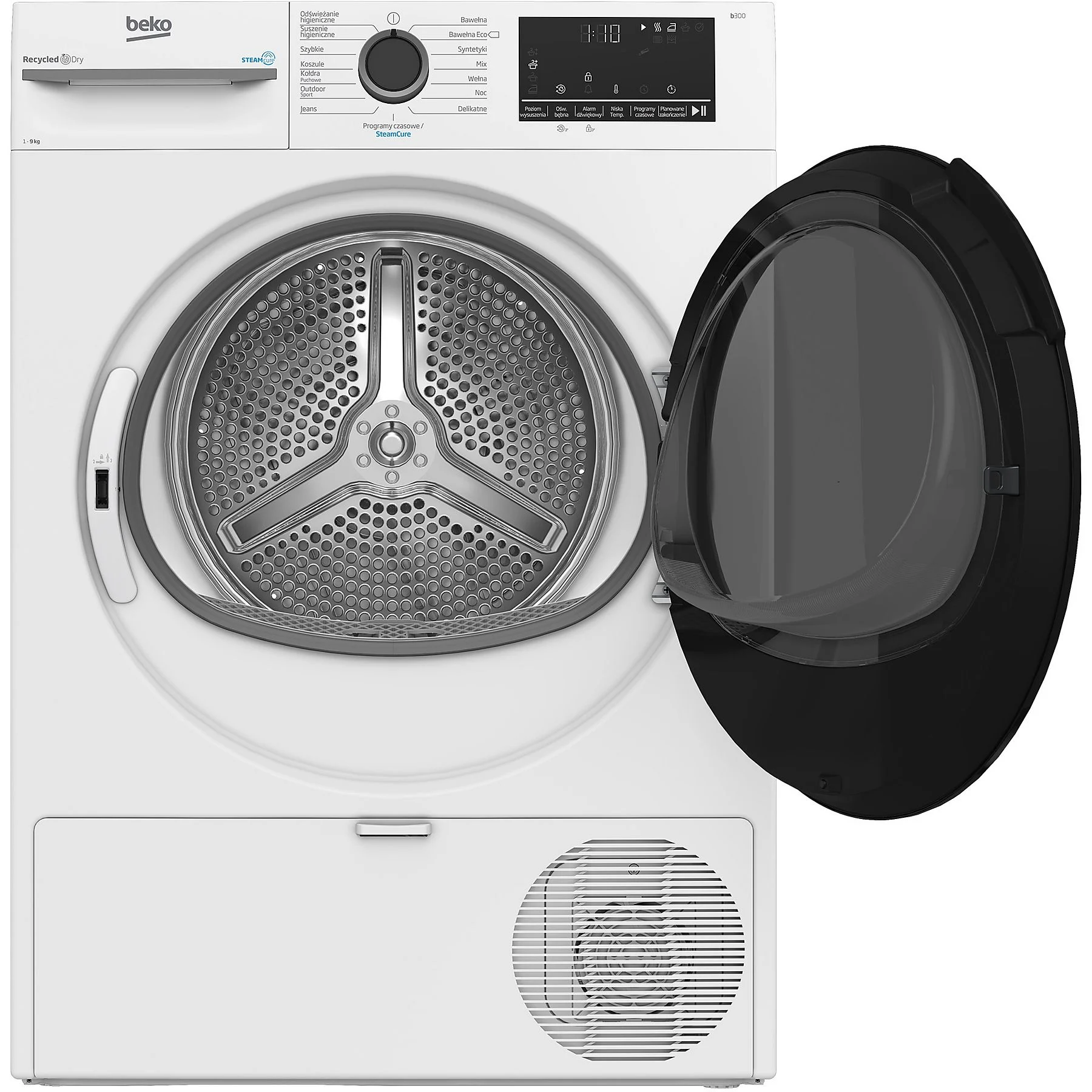 Suszarka z pompą ciepła BEKO BM3T49249W 9kg SteamCure AquaWave Inwerter – zdjęcie 3