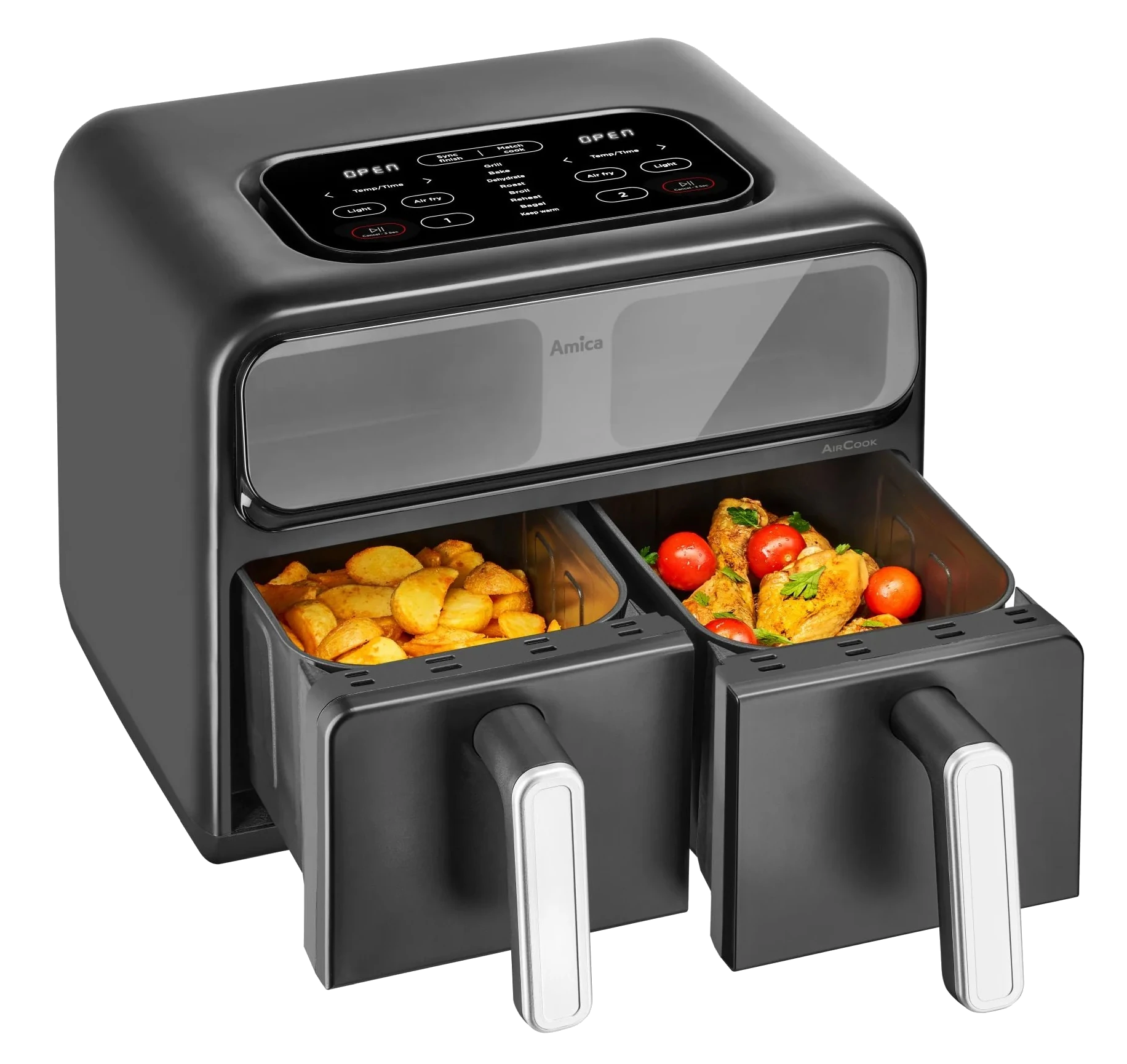 Amica Frytownica beztłuszczowa dwukomorowa AFM 7020