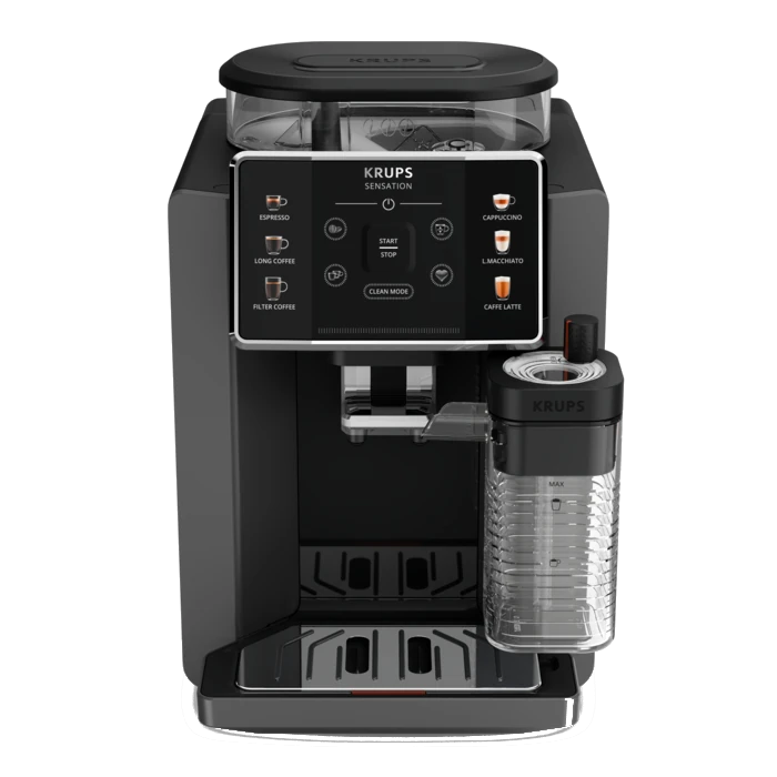 Ekspres KRUPS Sensation Milk EA912HF0 Szaro-czarny