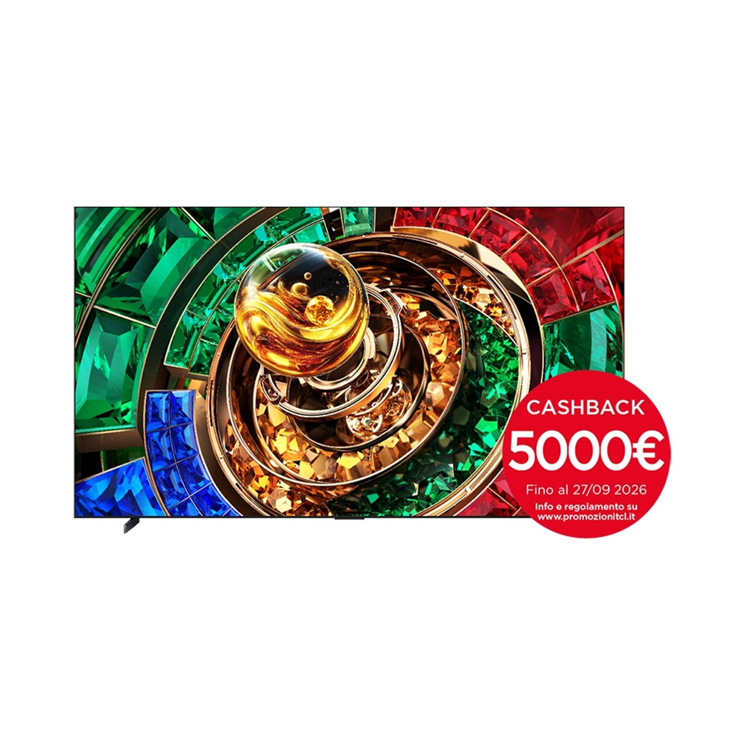 TCL 115RM9L TV RGB MiniLED, SMART TV, 115 ", RGB-MiniLED, Processore MT9655, Black, Classe F