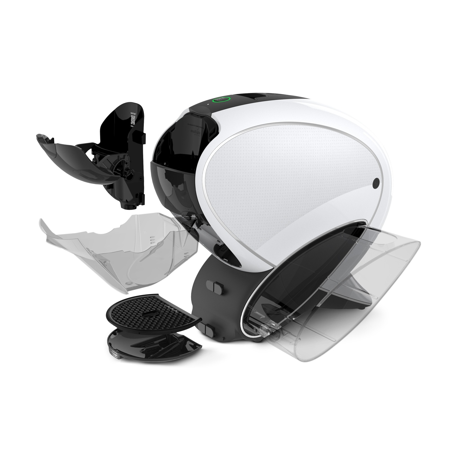 MACCHINA CAFFÈ CAPSULE DE'LONGHI NEO LATTE, Compatibile con Capsule Nescafè Dolce Gusto Neo, Pressione pompa 15 bar, Potenza 1600 W, Serbatoio acqua 1,3 l, Multicolore