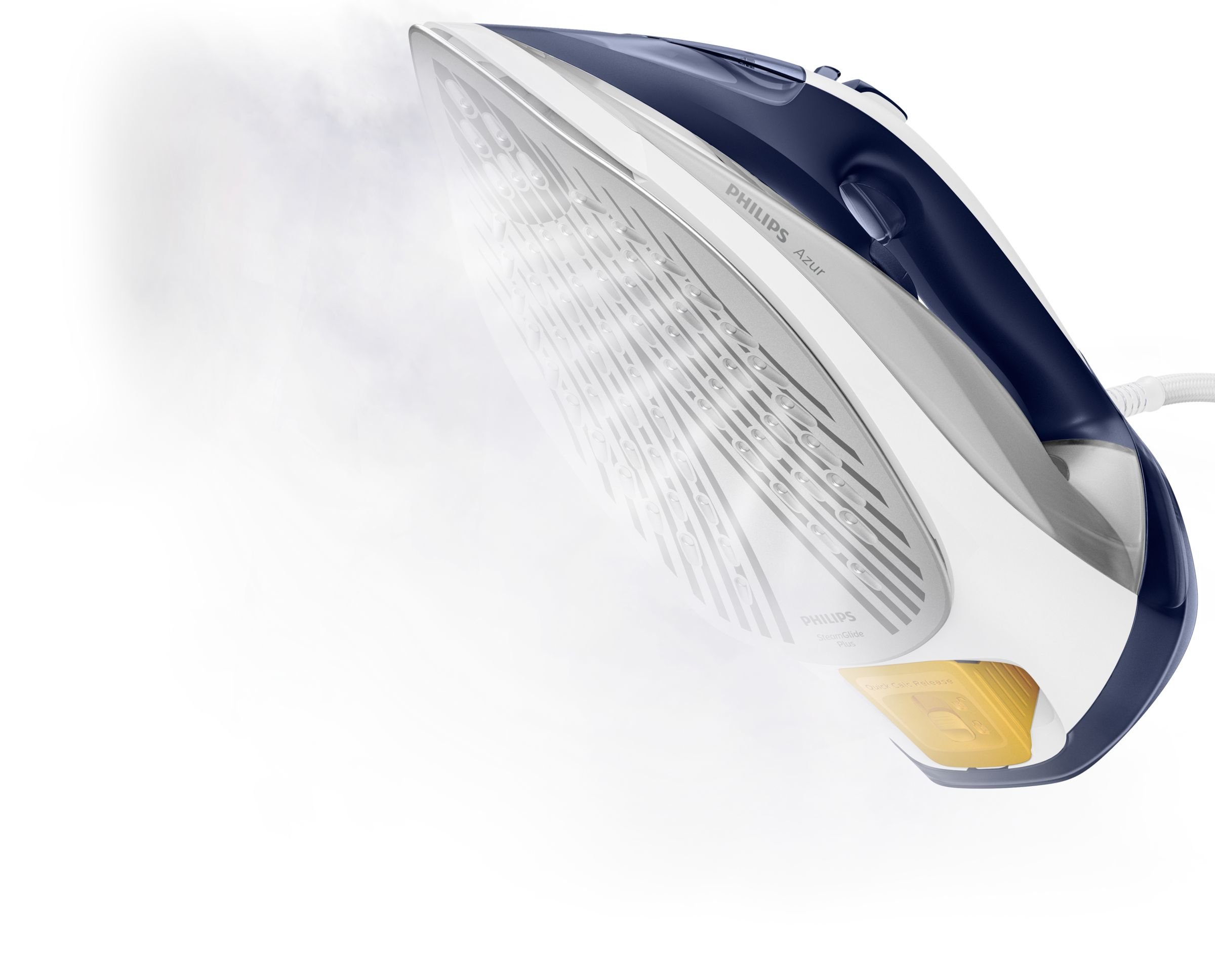 Plancha de vapor - Philips Azur GC4541/20, 45 g/min, Golpe de vapor 200 g, 2400 W, Suela SteamGlide