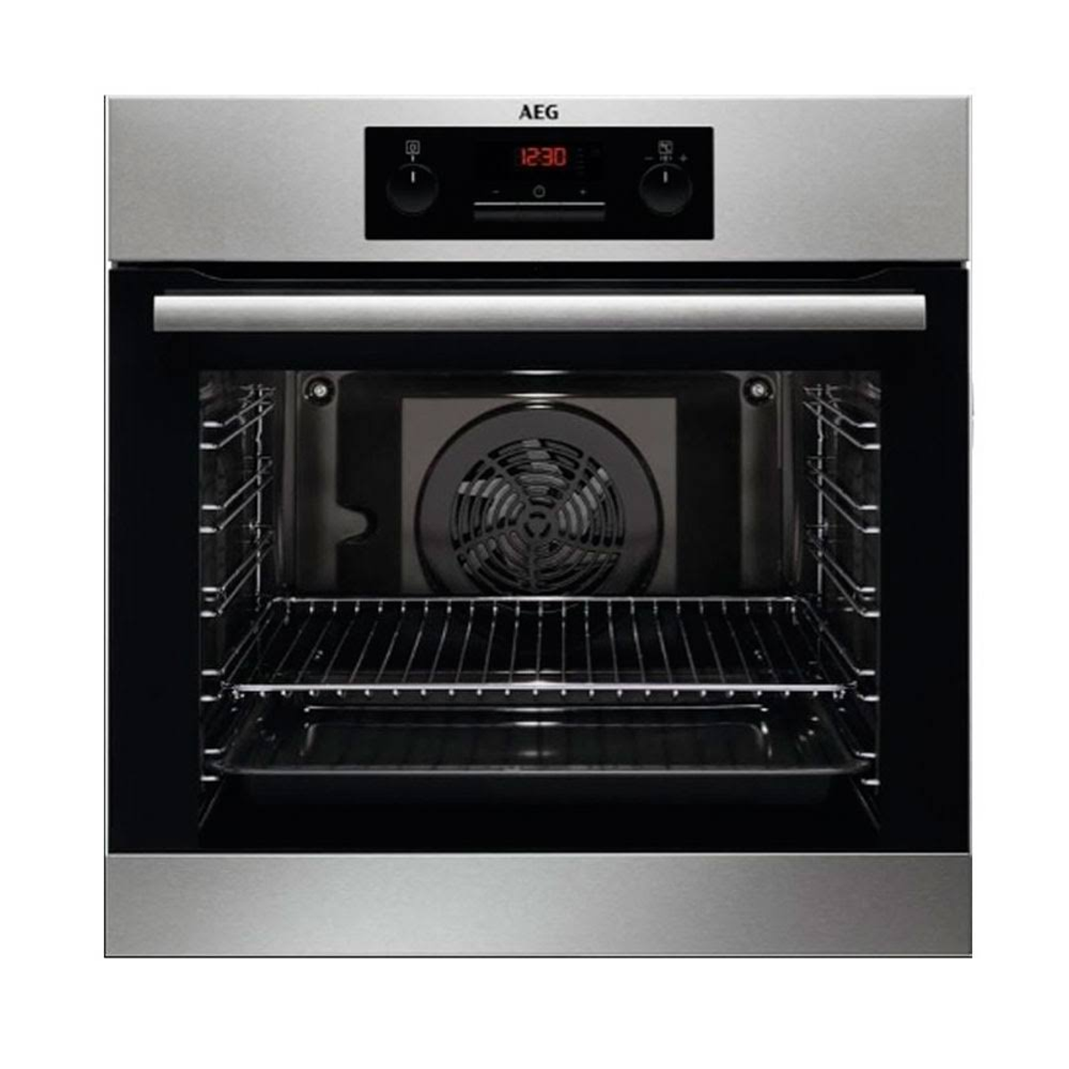 Horno - BPB23112ZM AEG, 74 Liter, Integrable, Pirolítico, Inox