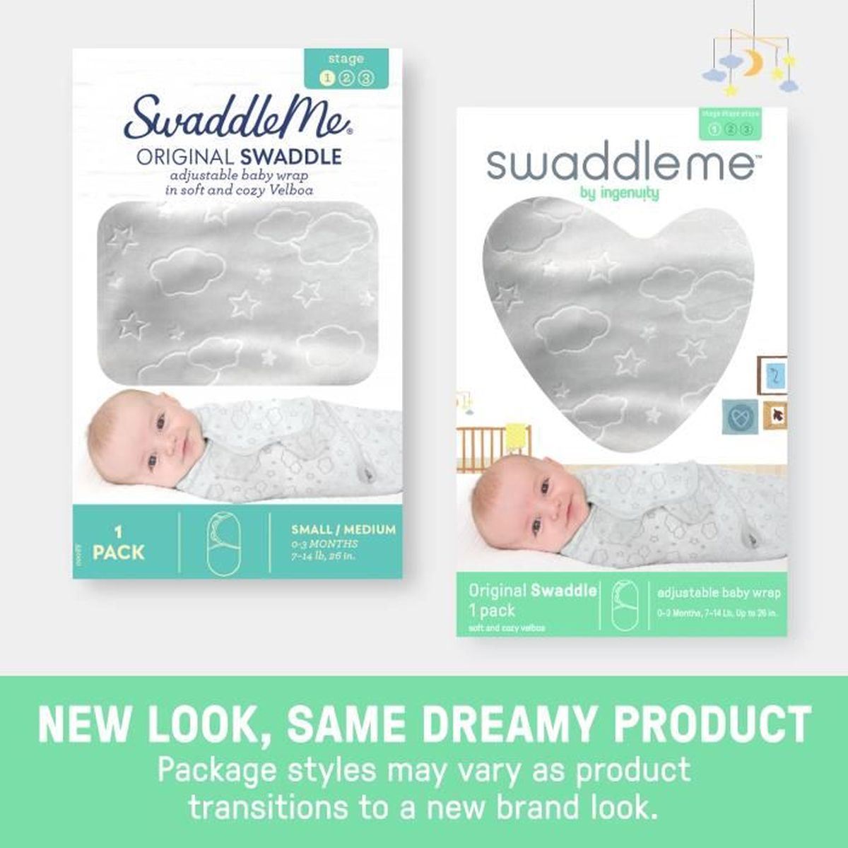 SwaddleMe Babywickel UNIVERSAL Rosa Original