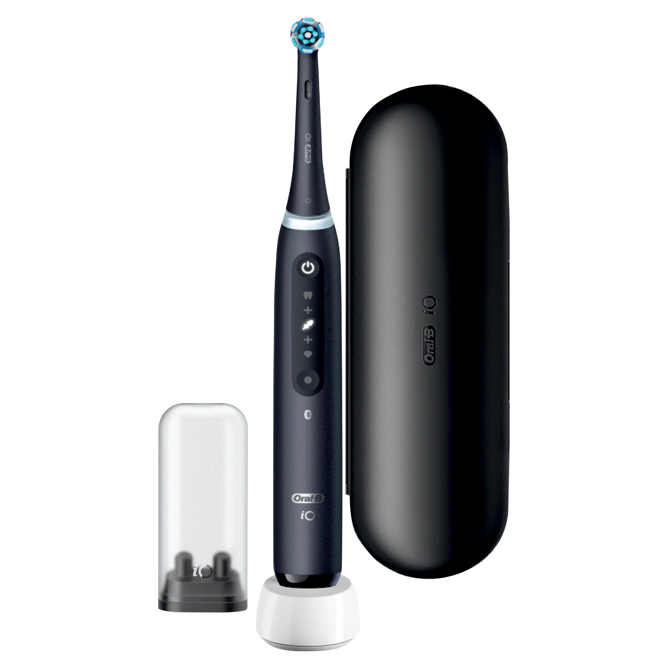Cepillo de dientes - ORAL-B BRAUN Oral-B IO5 Black / Cepillo de dientes eléctrico + estuche, Negro