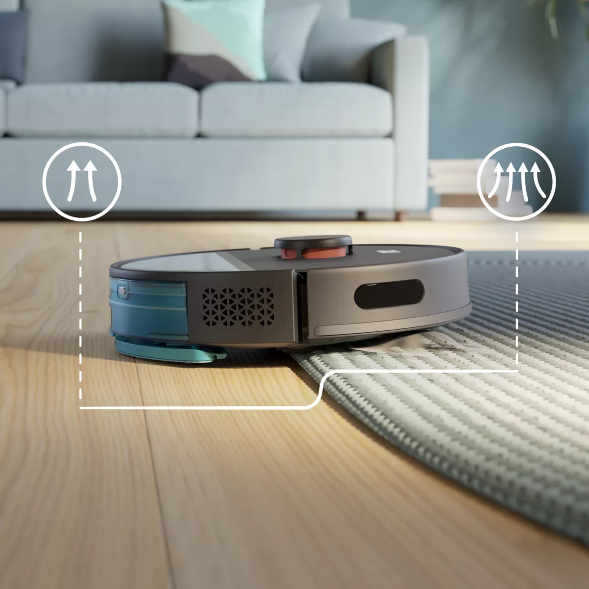 Panni Per Aspirapolvere Robot Philips HomeRun Serie 3000 - Confezione Da 4 Pezzi, Compatibili Con XU3100/01, XU3110/02, X3000/01, XU3000/02, XV1430/00 - Foto 7