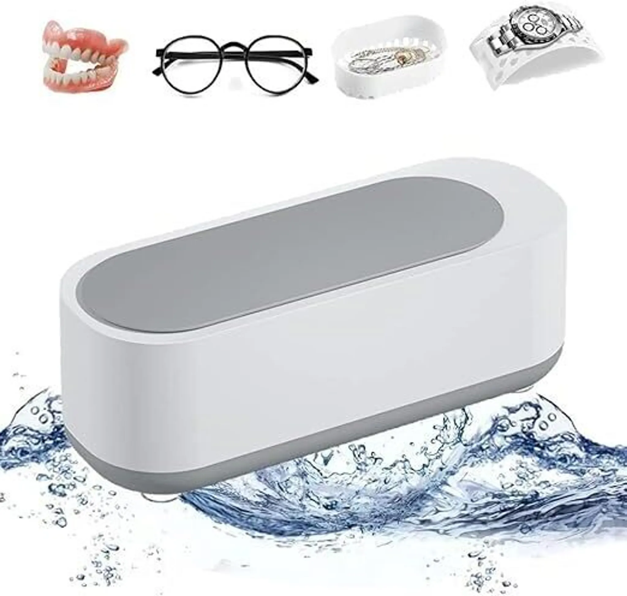 Ultraschallreiniger Mit Heizung - 40KHz, 18-22L, Digitaler Timer, Für Schmuck, Brille, Gebiss