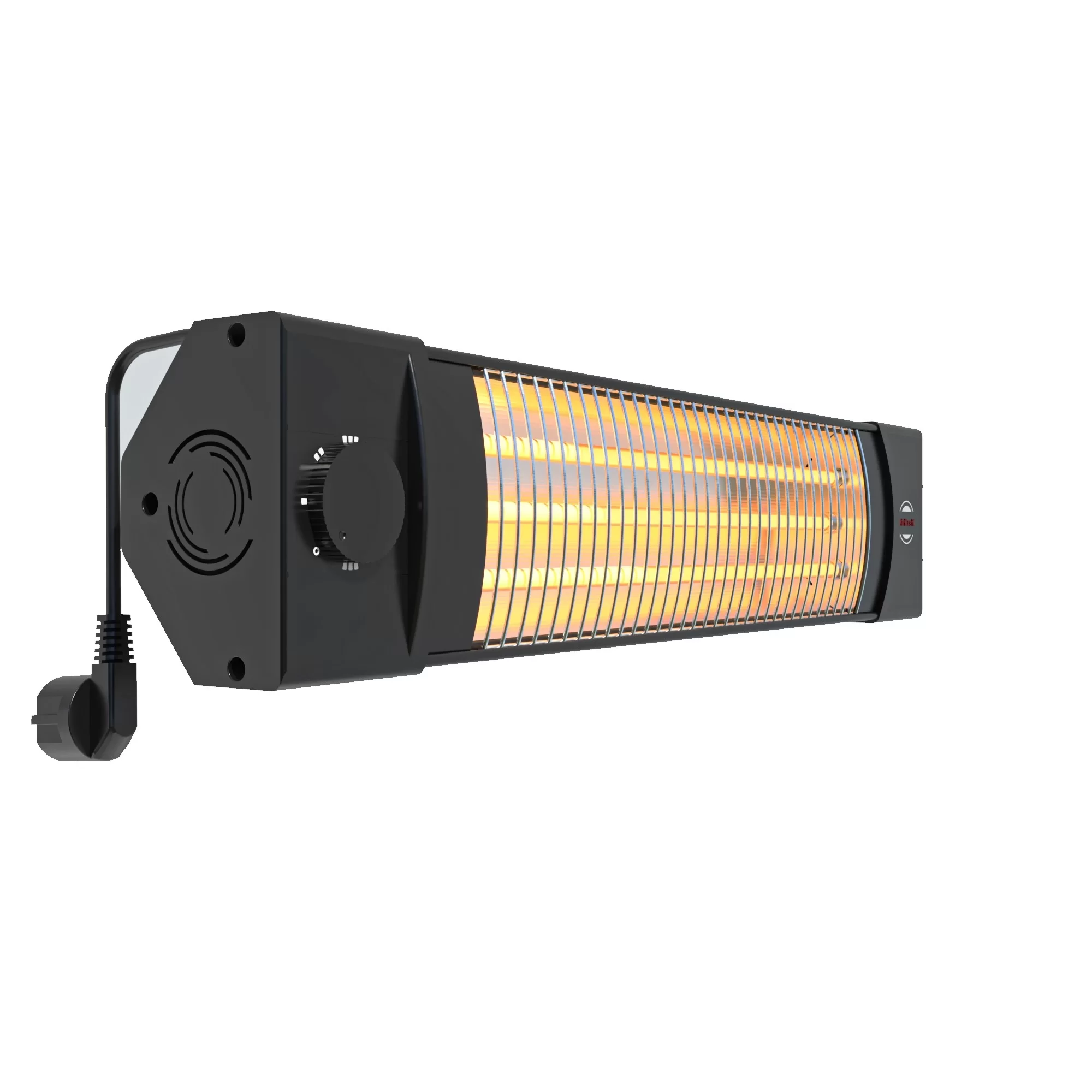 MIRKRAFT MT-5252 3 Kademe Quartz 1800 W Elektrikli Isıtıcı Siyah