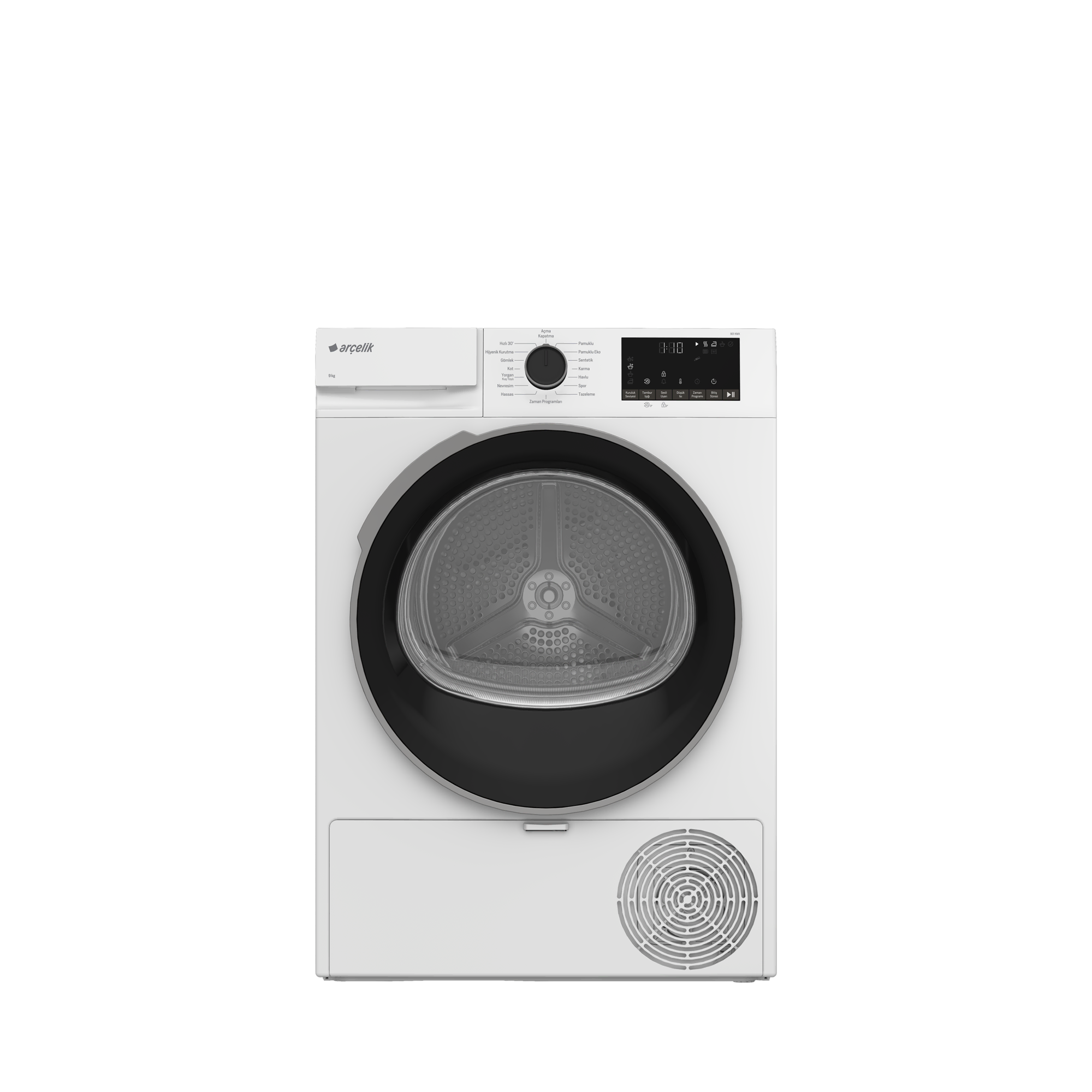 ARCELIK 901 KMX E Enerji Sınıfı 9 kg Kurutma Makinesi Beyaz