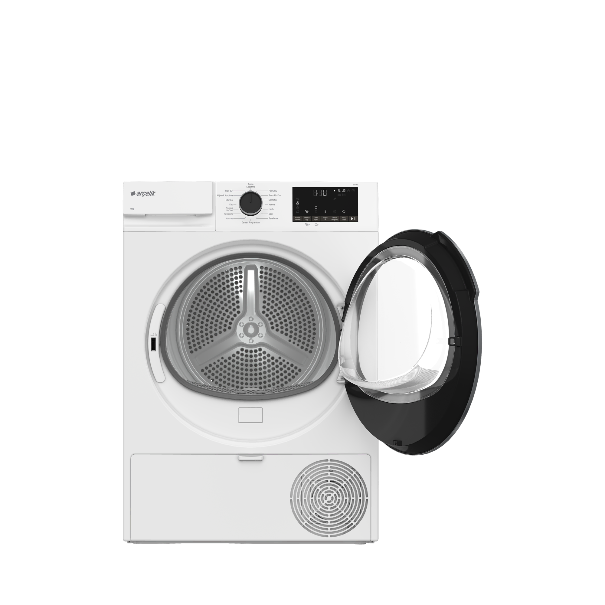ARCELIK 901 KMX E Enerji Sınıfı 9 kg Kurutma Makinesi Beyaz
